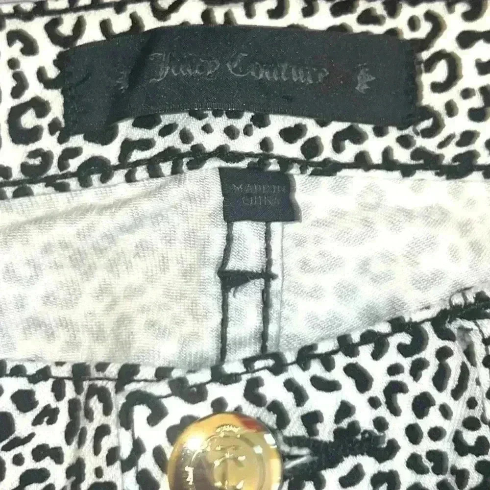 NWOT juicy couture‎ print pants skinny w26